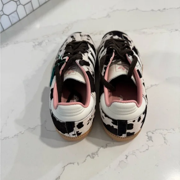 Adidas Samba | Cow Print | Size 7 - Picture 2 of 6